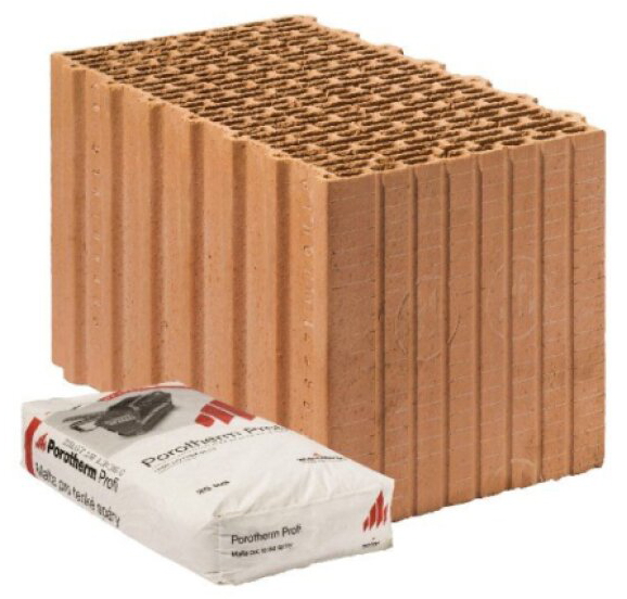Cihla Porotherm Profi P10 - broušená/440×248×249 mm
