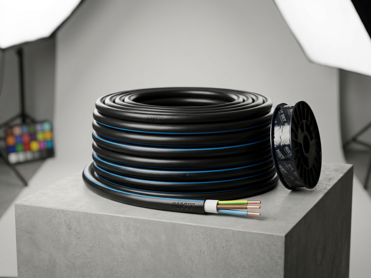 Kabel CYKY-J 3× 2,5 RE (100 m/bal.)