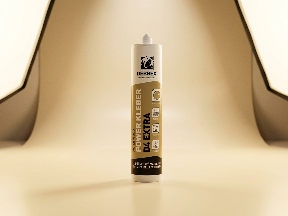 Tmel polyuretanový Den Braven Power Kleber D4 300 ml