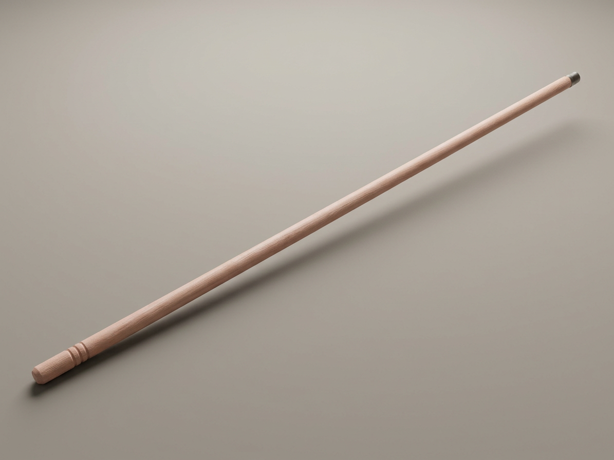 Násada poplastovaná kovová se závitem a očkem 120 cm