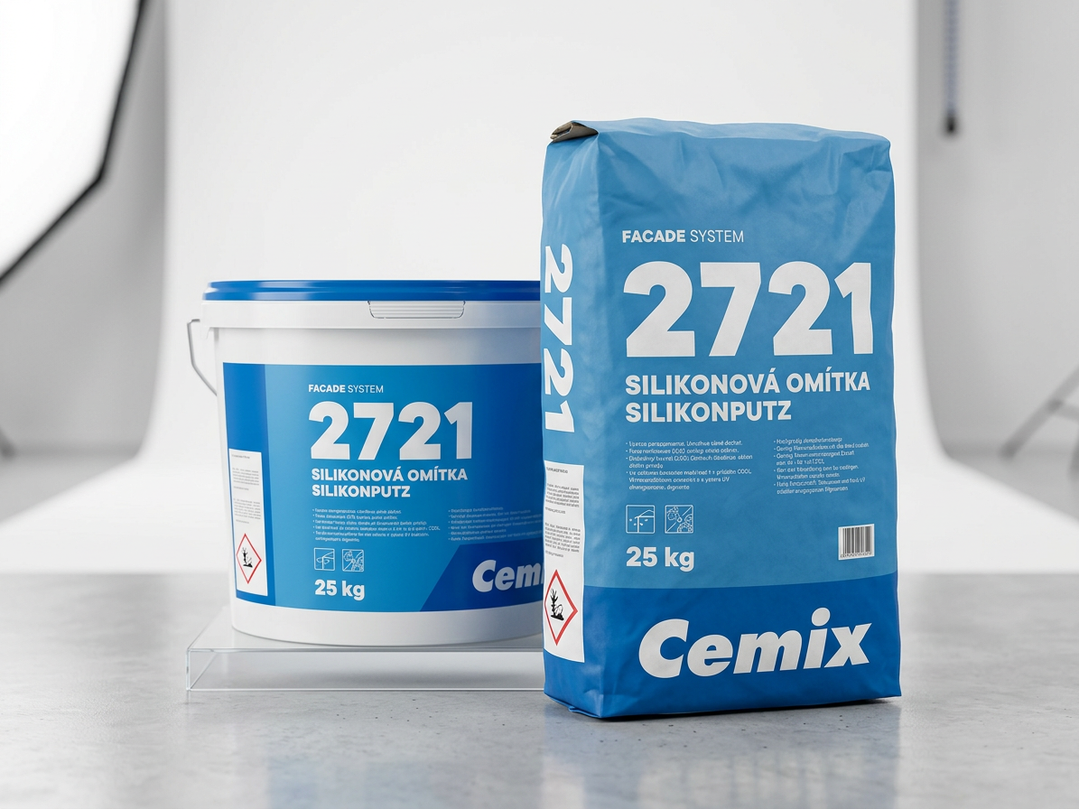 Omítka silikon Cemix 2721 - 25 kg zatíraná 2 mm