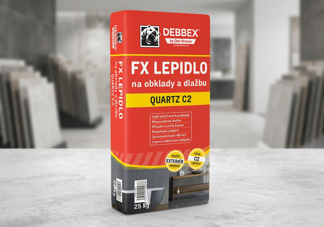 Flexibilní lepidlo na obklady a dlažbu QUARTZ C2 25kg