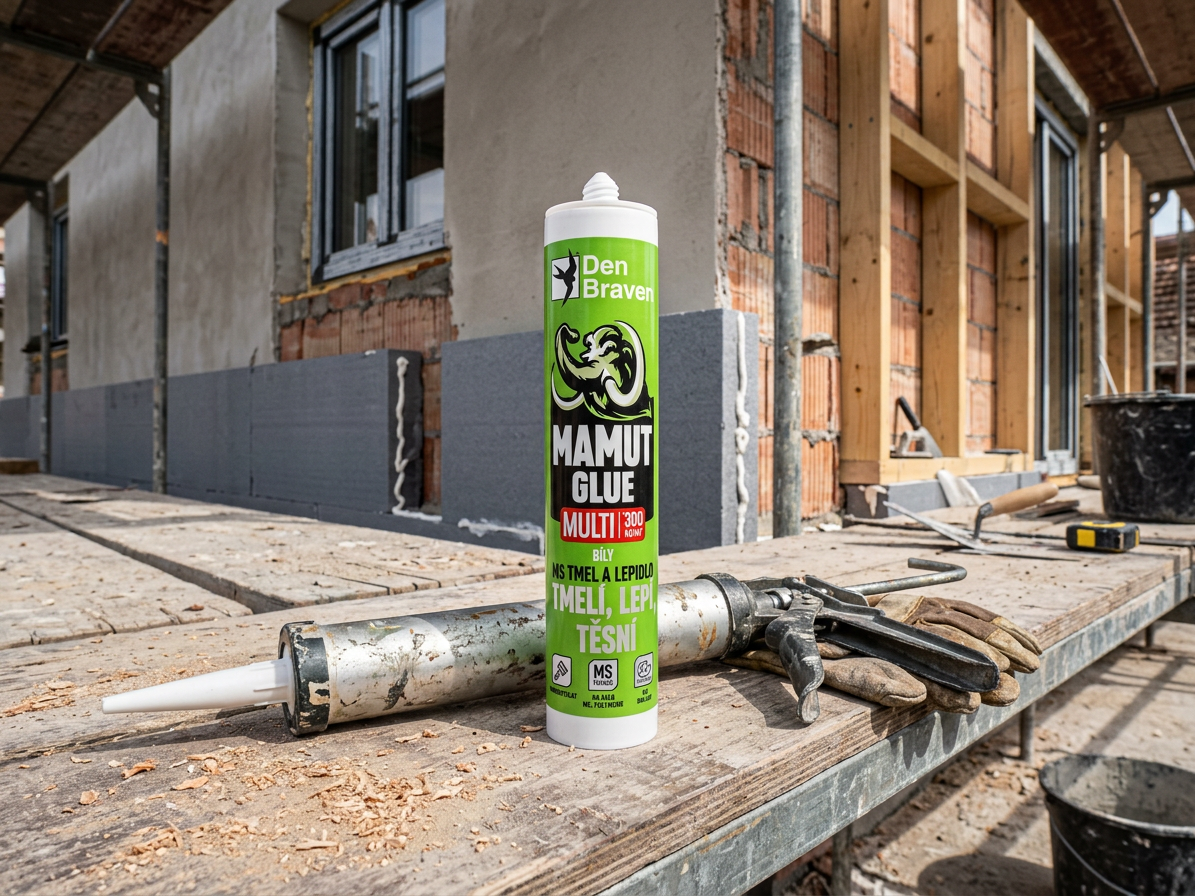 Lepidlo Den Braven MAMUT GLUE Multi bílý 290 ml