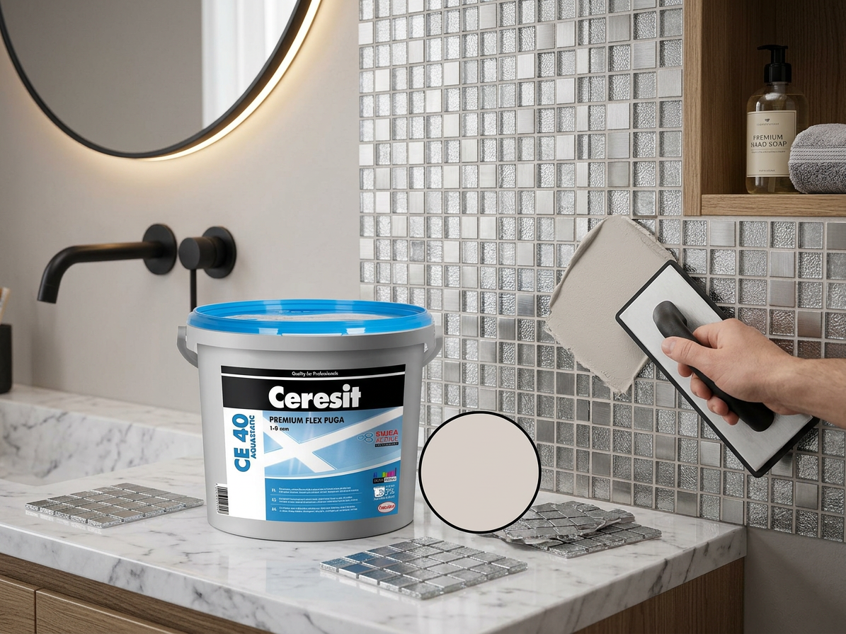 Hmota spárovací Ceresit CE 40 Aquastatic silver 2 kg