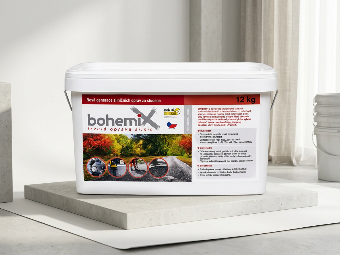 Bohemix studená obalovaná asfaltová směs 12 kg/bal.