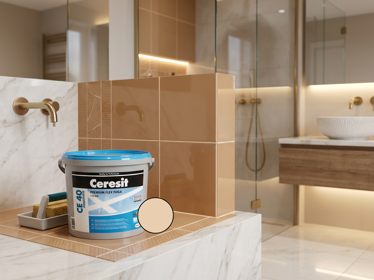 Hmota spárovací Ceresit CE 40 Aquastatic caramel 5 kg