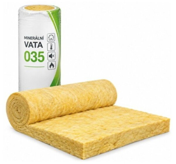 Minerální izolační vata 035 tl.180 mm (4,32 m²/bal.)