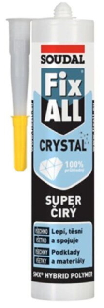 Tmel lepicí Soudal FIX ALL CRYSTAL 290 ml