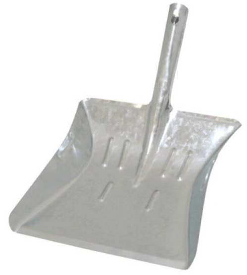 Lopatka na smetí pozinkovaná široká 345 x 220 mm