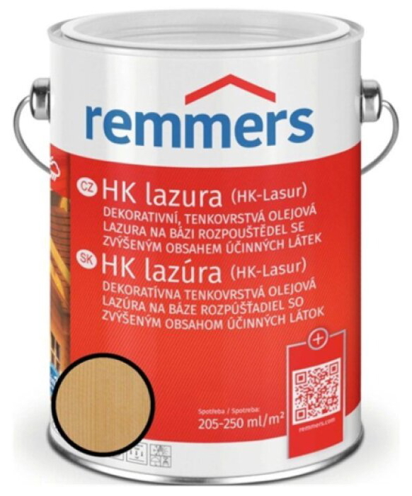 Lazura tenkovrstvá Remmers HK lazura farblos 5 l