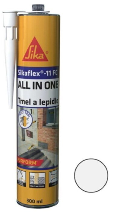 Tmel polyuretanový Sikaflex-11 FC Purform bílý 300 ml