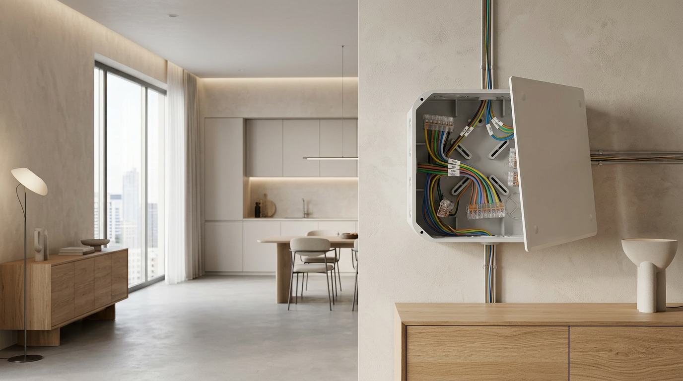 Krabice pod omítku s víčkem KO 125 KA