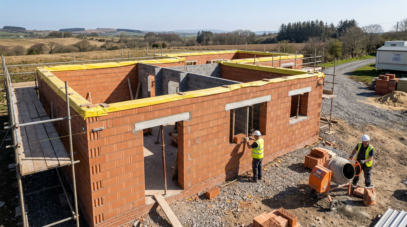Jak založit dům z cihel svépomocí