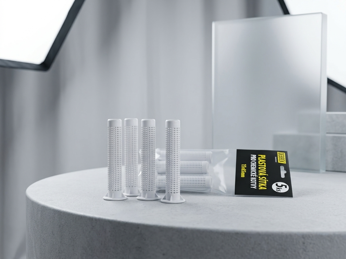 Plastová sítka pro kotvení do dutých materiálů 20 × 85 mm 5 ks