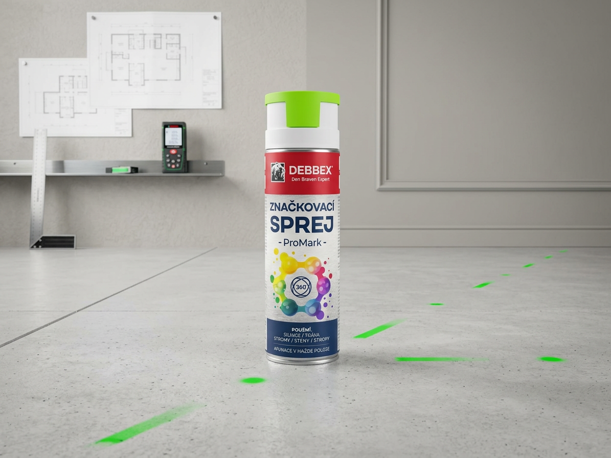 Značkovací sprej PRO MARK zelená 500ml