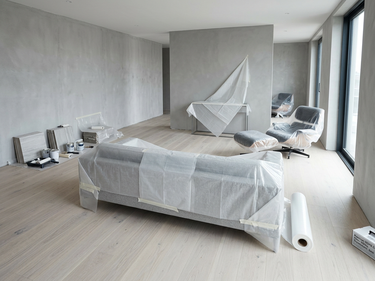 Fólie zakrývací HDPE (4×12,5m/4,5µm)
