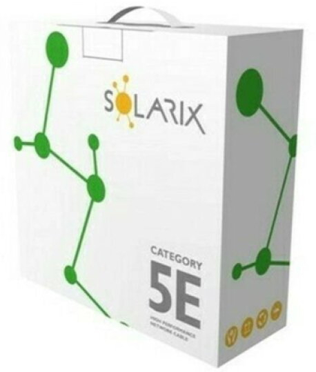 Kabel instalační Solarix CAT5e UTP nestíněný PVC (100 m/bal.)