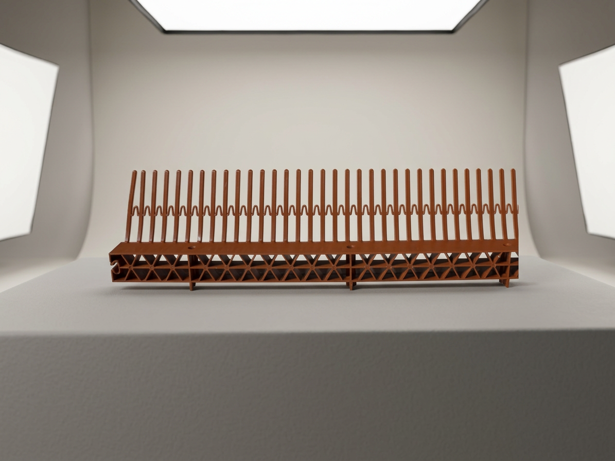 Okapový hřeben BRIDG COMB 60mmx1m cihlově červená