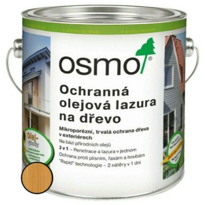 Lazura olejová ochranná Osmo 702 modřín 2,5 l