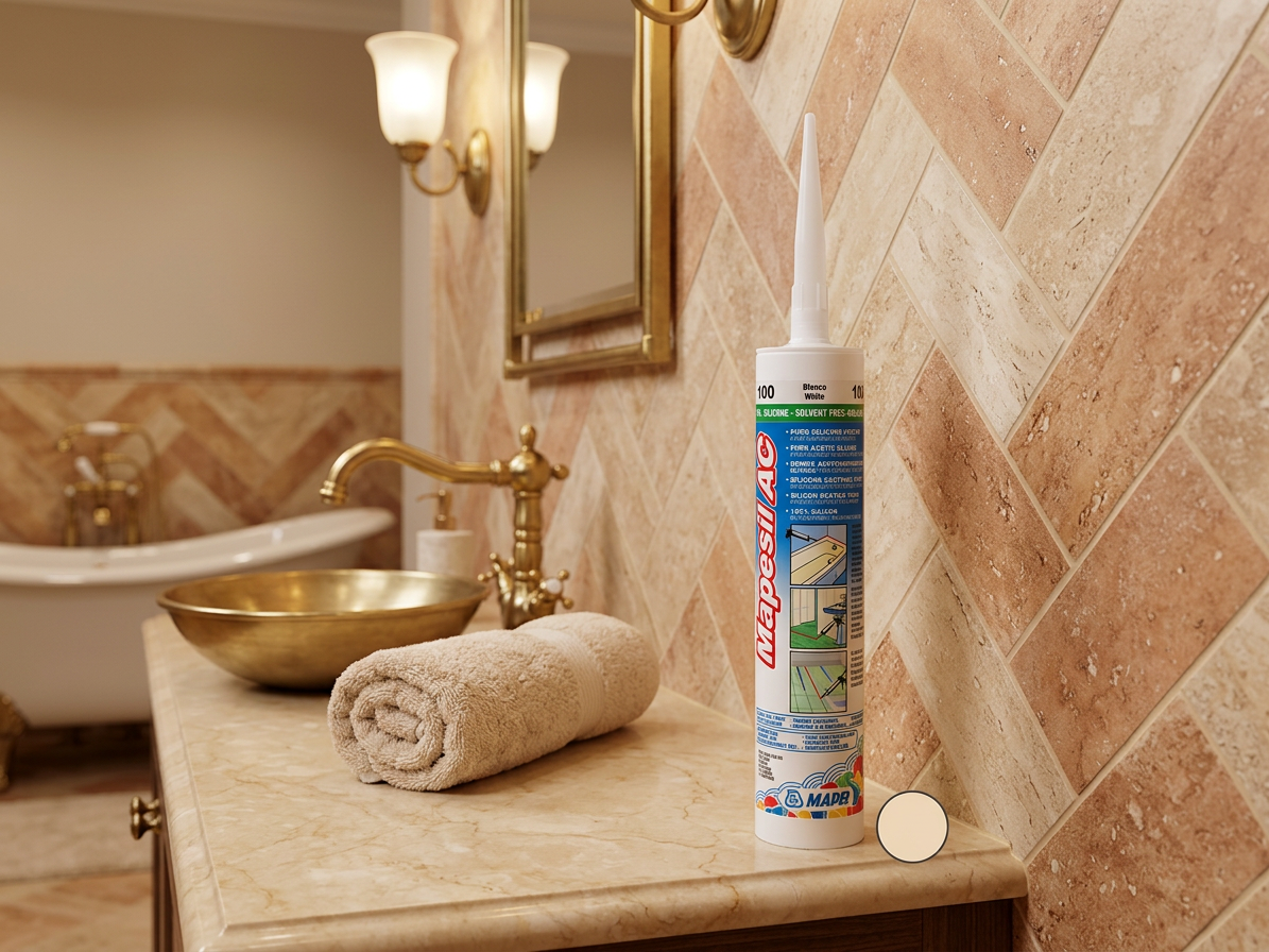 Tmel silikonový Mapei Mapesil AC 141 karamelová 310 ml