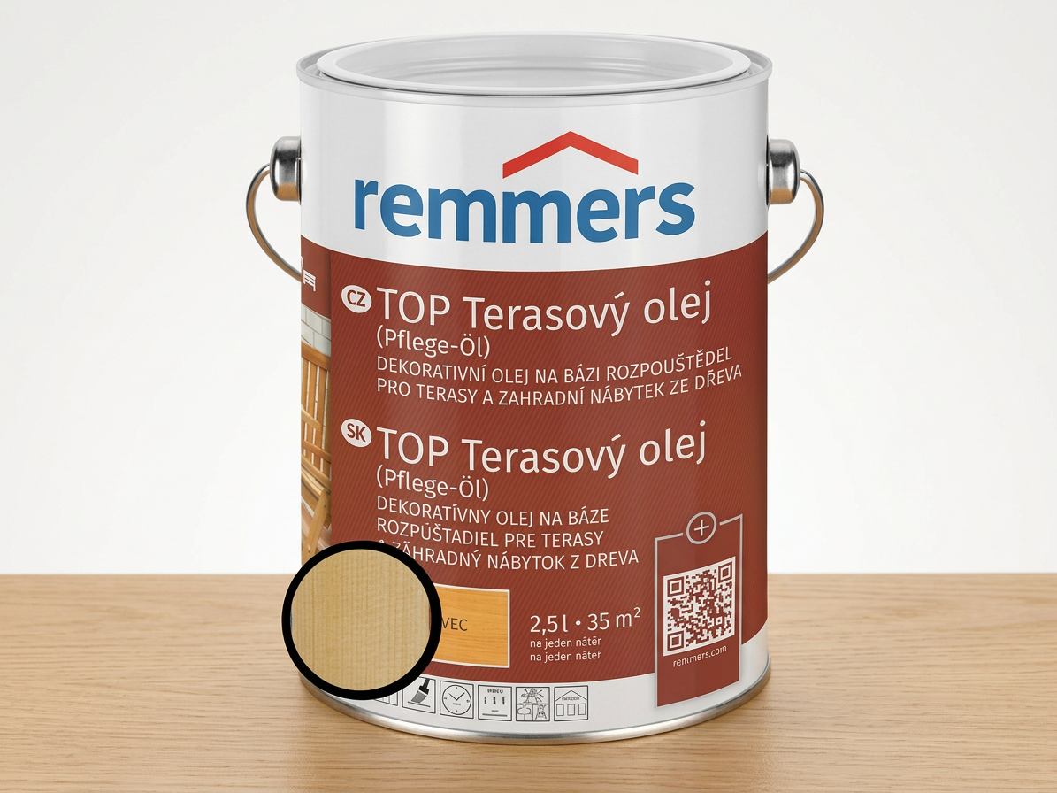 Olej terasový Remmers TOP bezbarvý 2,5 l