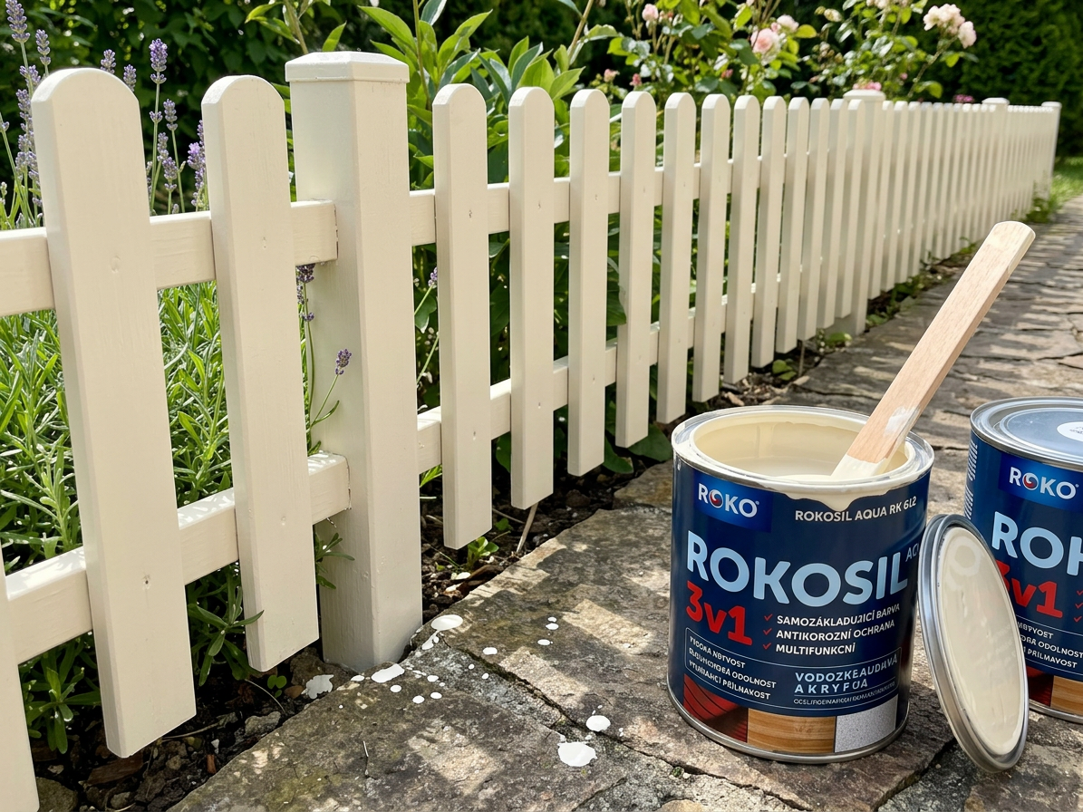 Barva samozákladující Rokosil Aqua 3v1 RK 612 6003 slonová kost 0,6 l