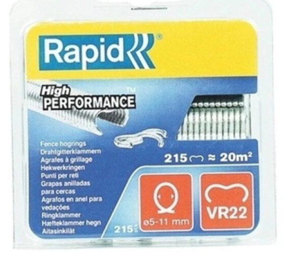 Spony plotové Rapid VR22 5–11 mm 215 ks