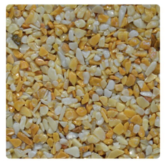 Mramorové kamínky žluté 3 – 6 mm 25 kg