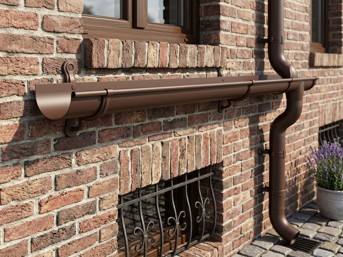 Žlab Robust 330/6m RAL 8017 čokoládově hnědá