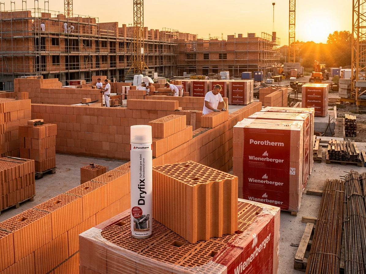 Cihla Porotherm Profi Dryfix P15 - broušená/240×372×249 mm