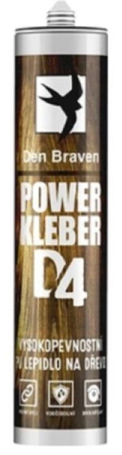 Lepidlo polyuretanové Den Braven Power Kleber D4 300 ml