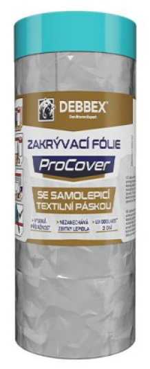 Zakrývací folie ProCover s textilní UV páskou 140 cm x 33 m