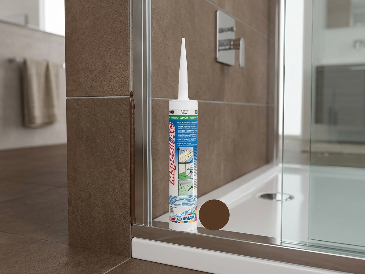 Tmel silikonový Mapei Mapesil AC 142 hnědá 310 ml