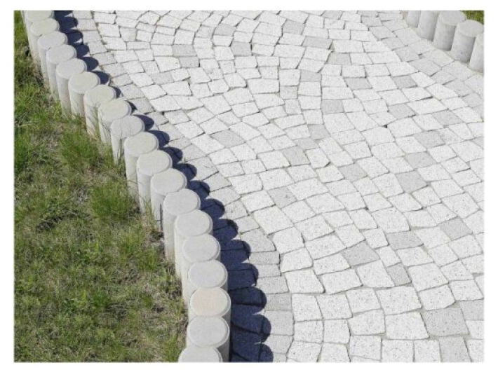 Palisáda betonová BEST RONDELA přírodní 110×100×400 mm