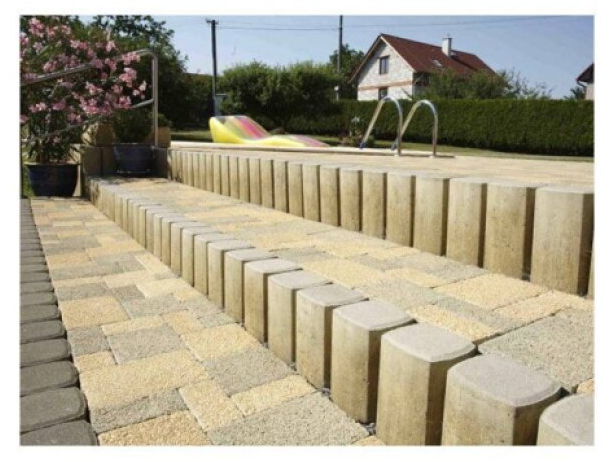 Palisáda betonová BEST PREMIUM pískovcová 110×110×600 mm