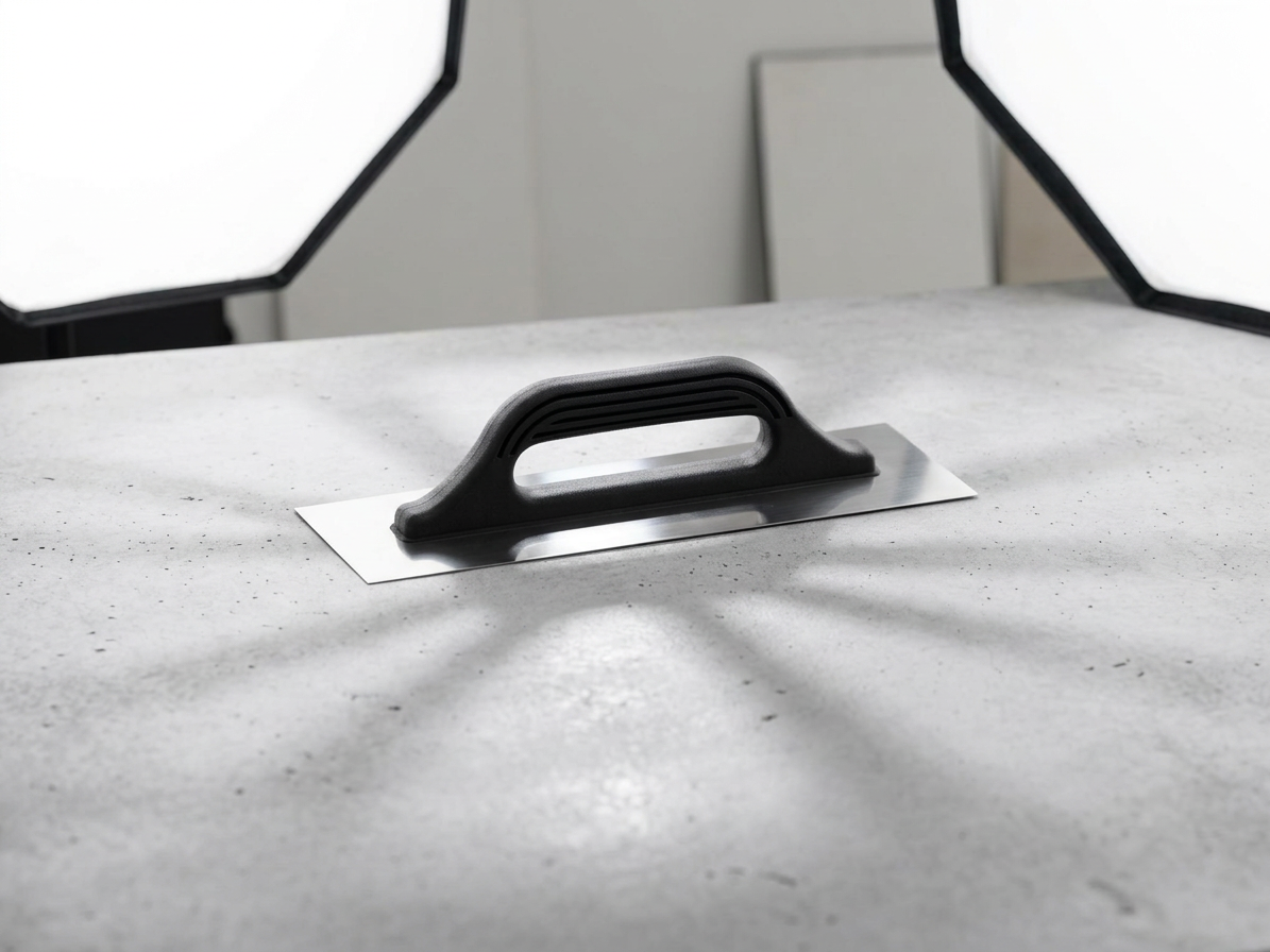 Hladítko nerezové s plastovou rukojetí hladké 480 x 130 mm