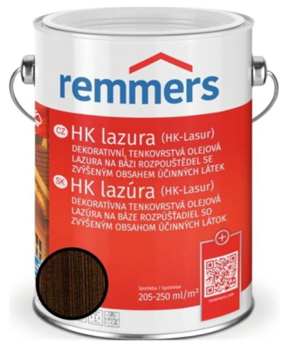 Lazura tenkovrstvá Remmers HK lazura palisander 0,75 l