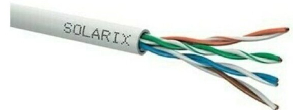Kabel instalační Solarix CAT5e UTP nestíněný PVC (100 m/bal.)