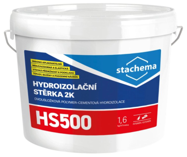Stěrka hydroizolační Stachema 2K HS500 14 kg