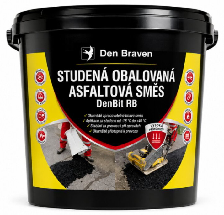 DenBit RB – studená obalovaná asfaltová směs 25 kg