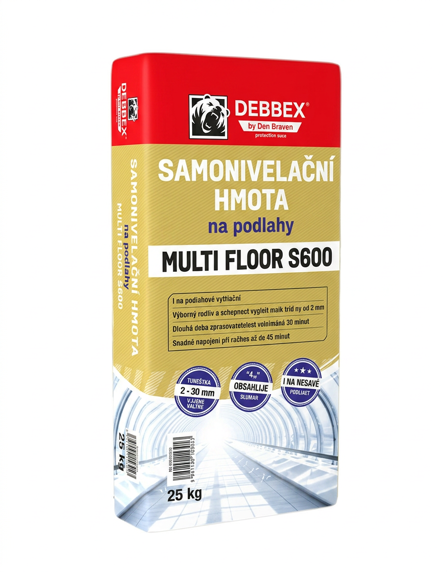 Samonivelační hmota na podlahy Den Braven MULTI FLOOR S600 - 25 kg