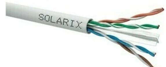 Kabel instalační Solarix CAT6 UTP nestíněný PVC (100 m/bal.)