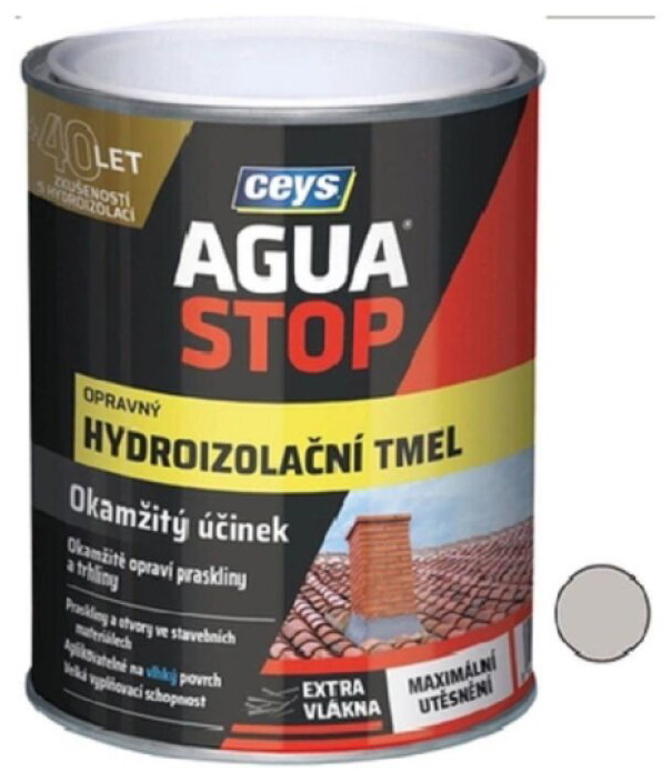 Tmel hydroizolační Ceys AGUA STOP šedý 1 kg