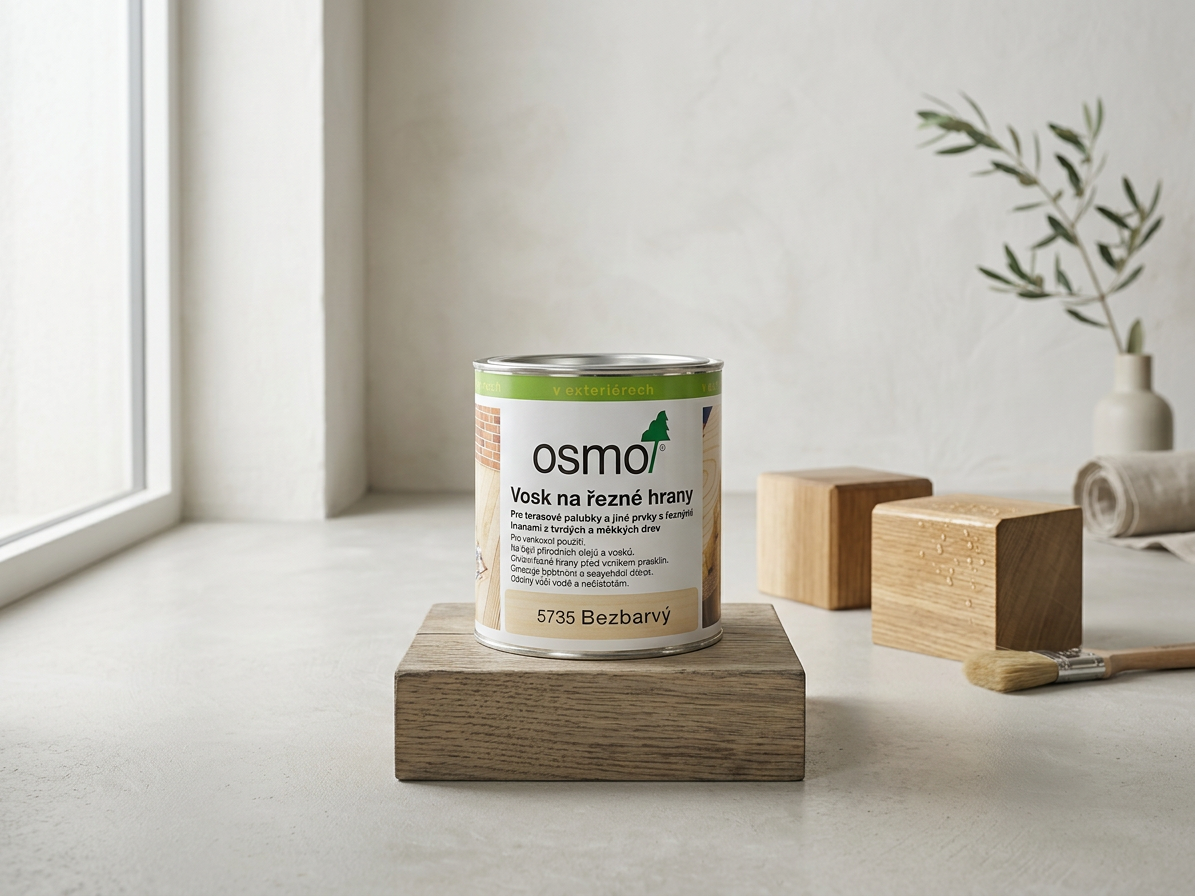 Vosk na řezné hrany Osmo 5735 bezbarvý 0,375 l