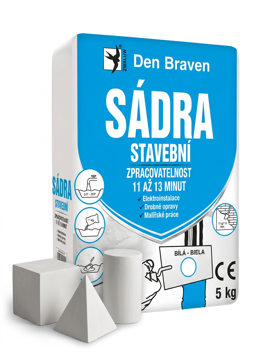Sádra stavební Den Braven 5 kg