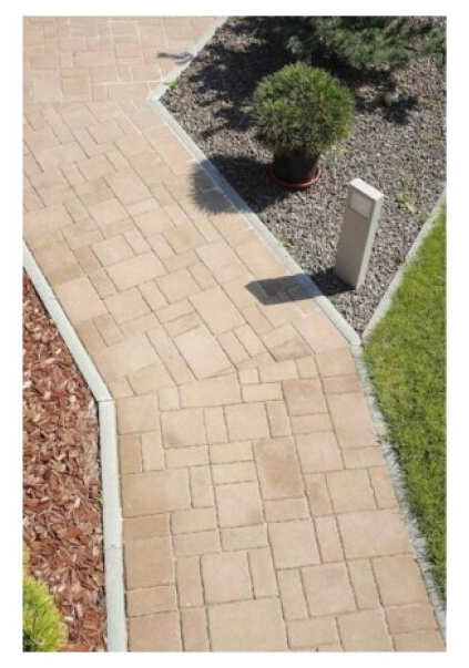 Obrubník betonový BEST Parkan III přírodní 50x1000x250 mm