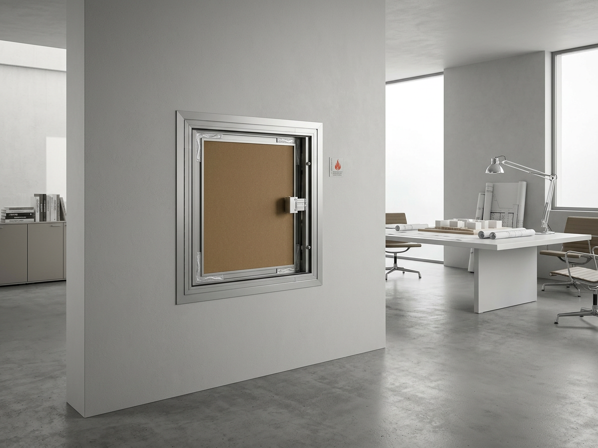 Dvířka revizní protipožární DK Mont 15 US zámek 500×500 mm