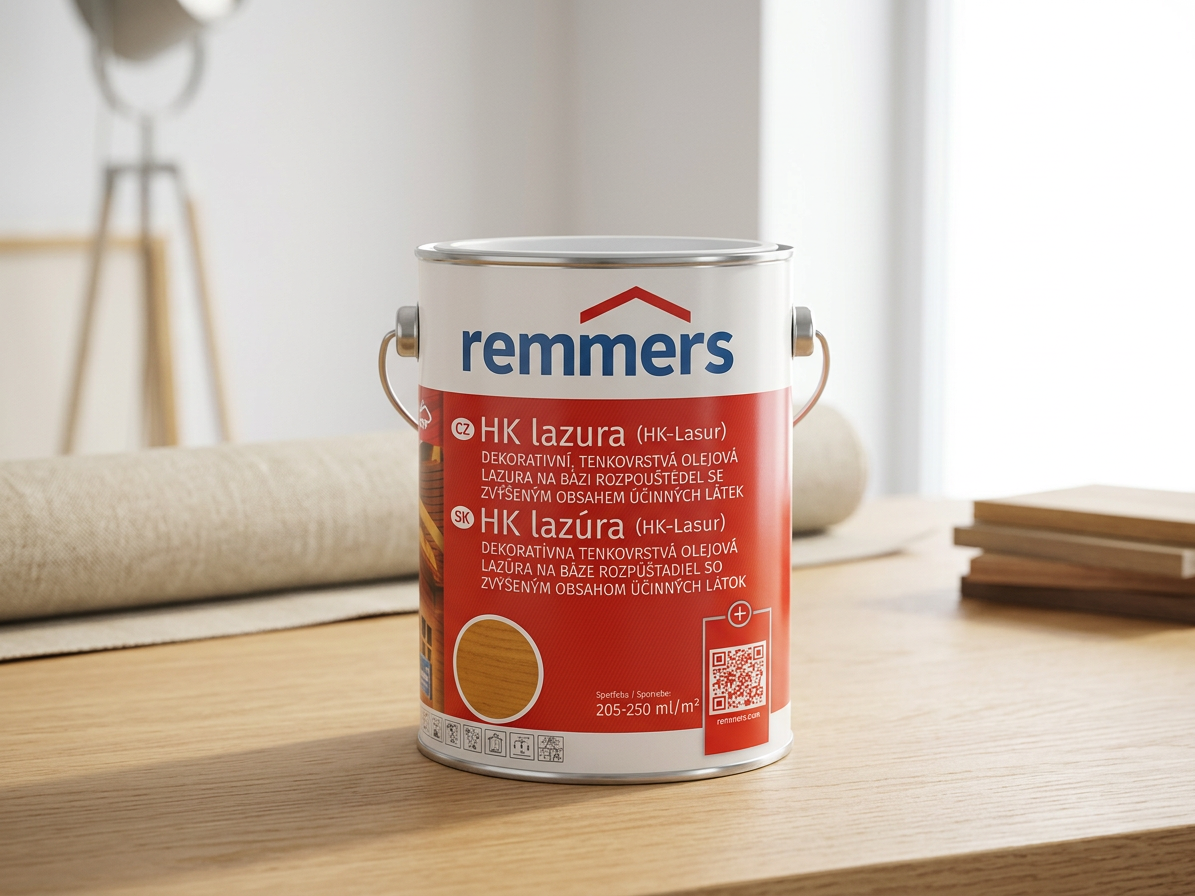 Lazura tenkovrstvá Remmers HK lazura kiefer 0,75 l
