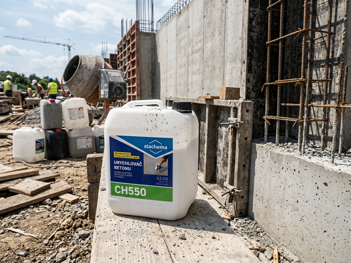 Urychlovač betonu Stachema CH550 - 5 l