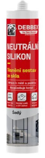Silikon neutrální Den Braven černý 280 ml